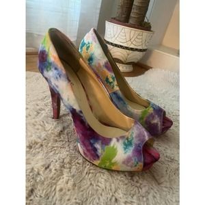 Guess Watercolor Floral heel | 9